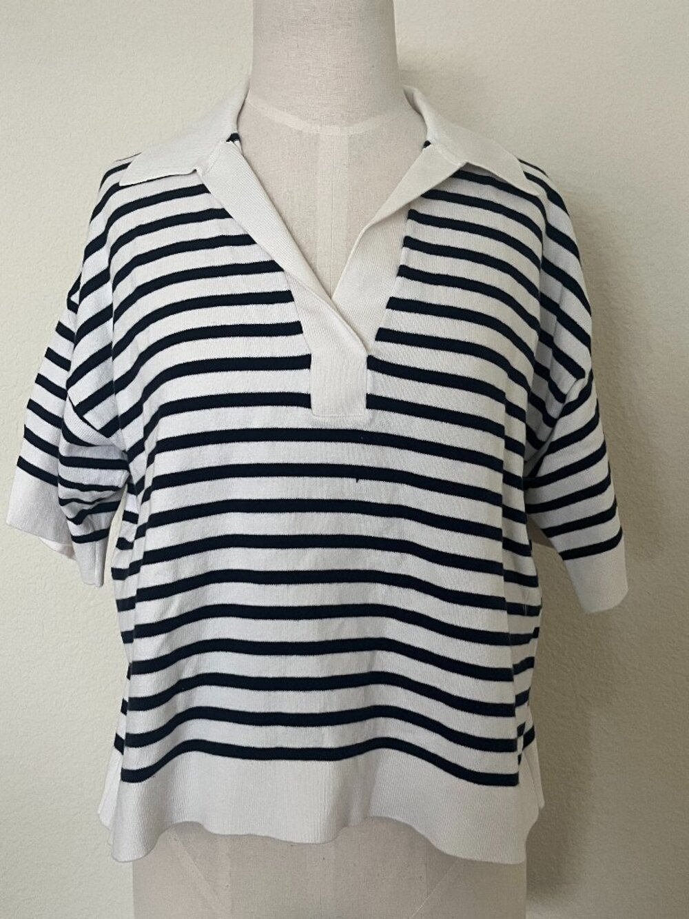 Ann Taylor Striped Knit Top